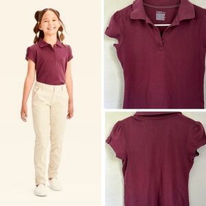Cat & Jack Kids' Burgundy Polo Shirt